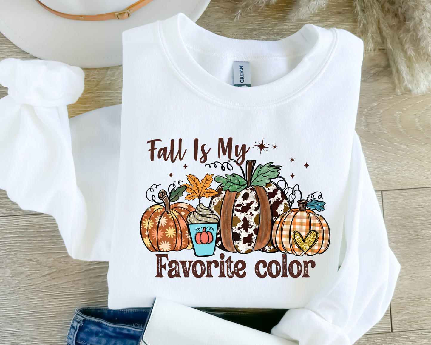 "Fall is My Favorite Color" Crewneck Sweatshirt