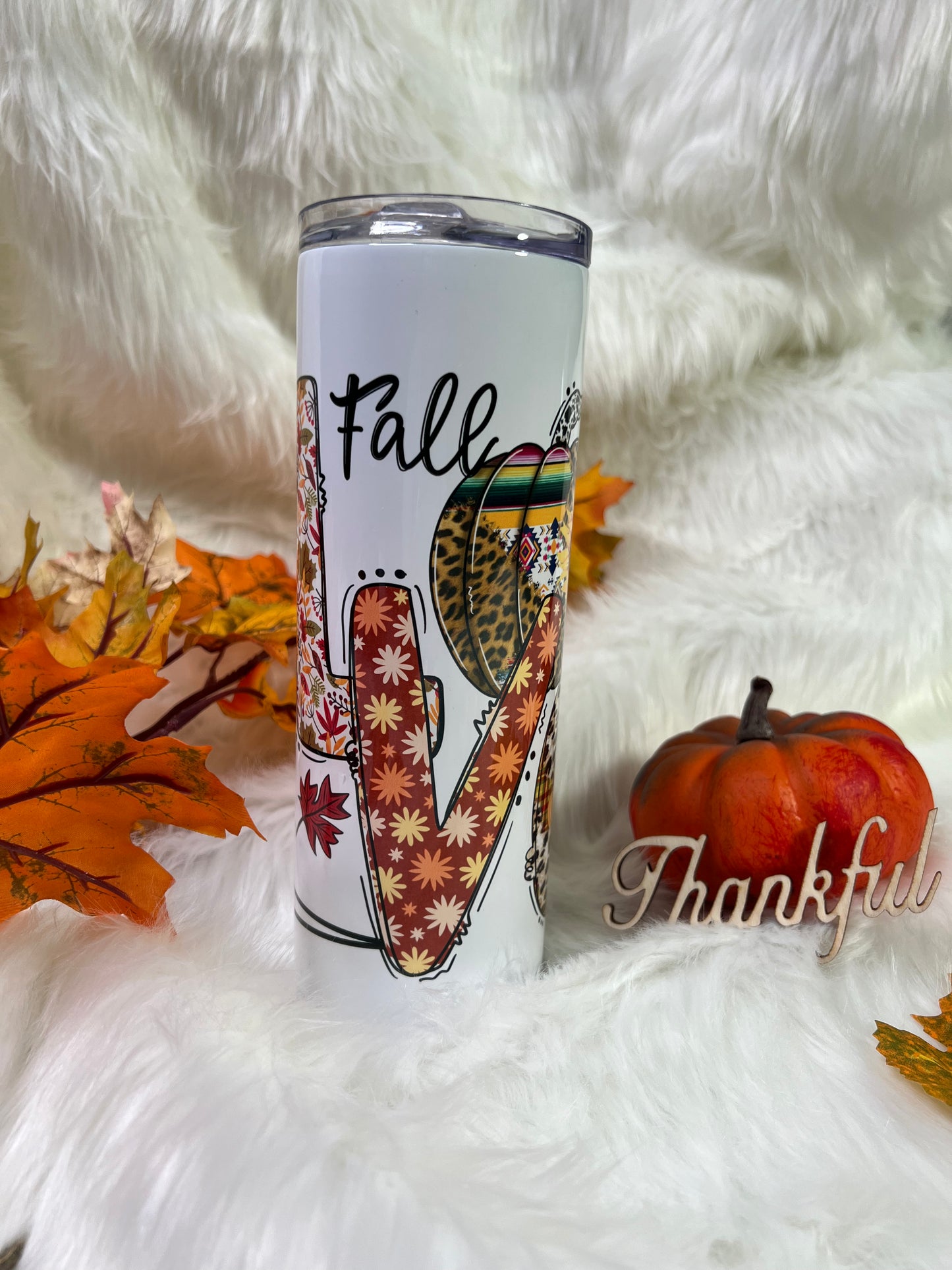 "Love Fall Ya'll" Tumbler - Customizable