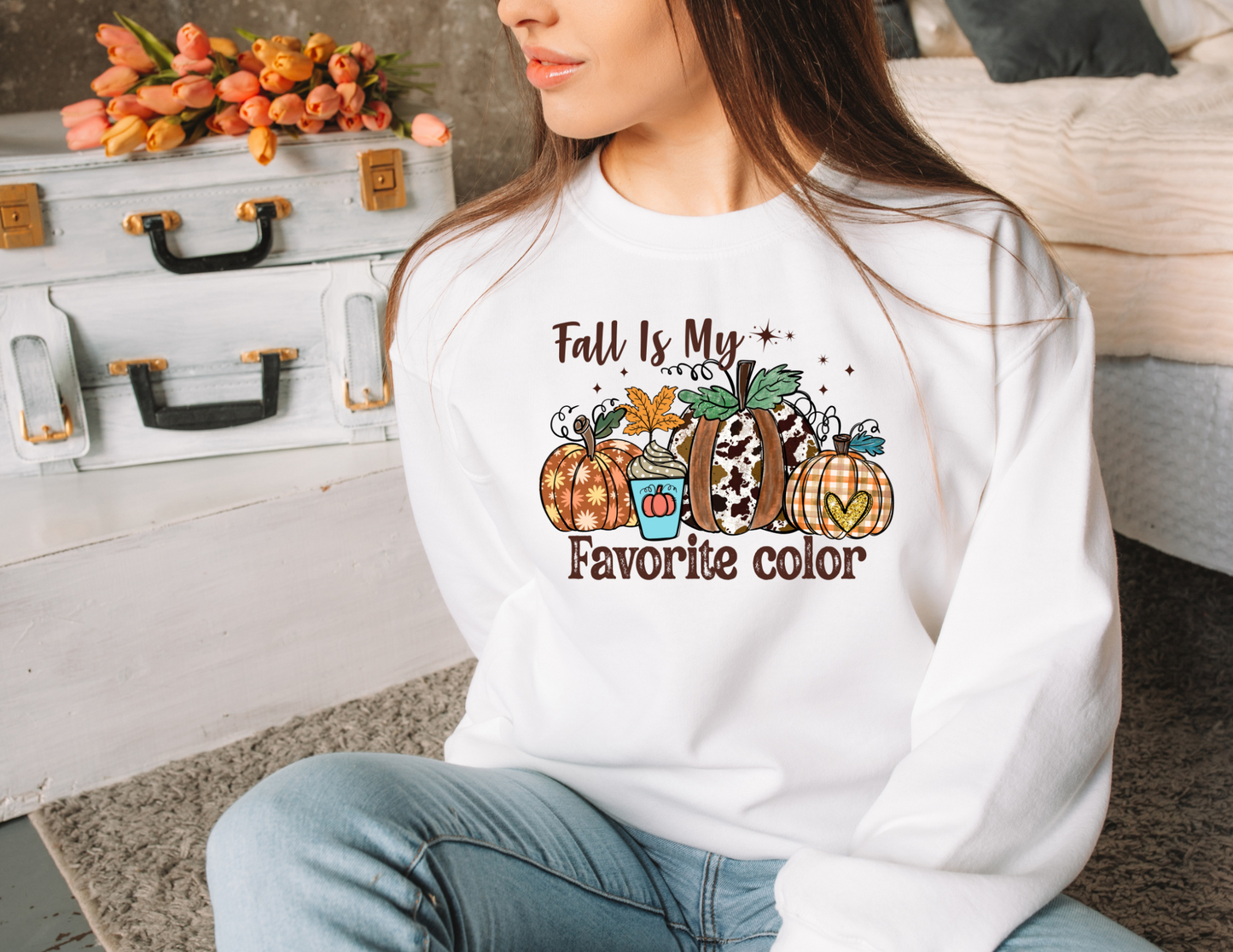"Fall is My Favorite Color" Crewneck Sweatshirt